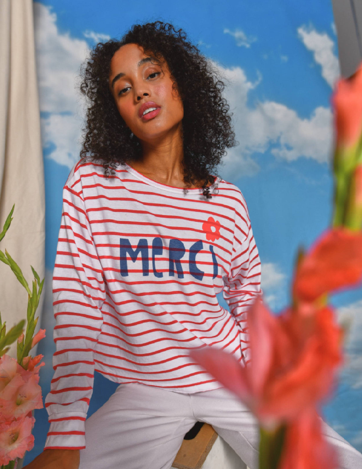 Sundry L/S Crew Pullover - Merci