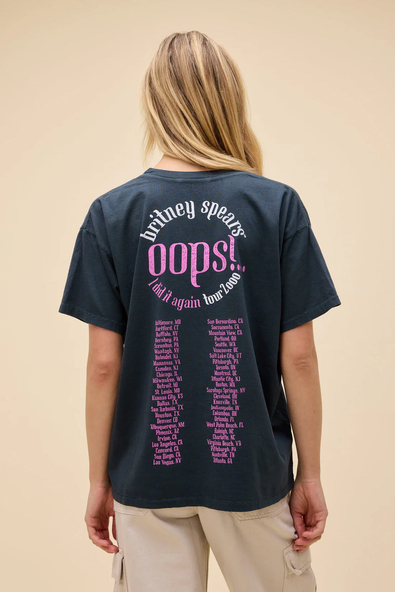 DAYDREAMER Britney Spears Oops I Did It Again Merch Tee