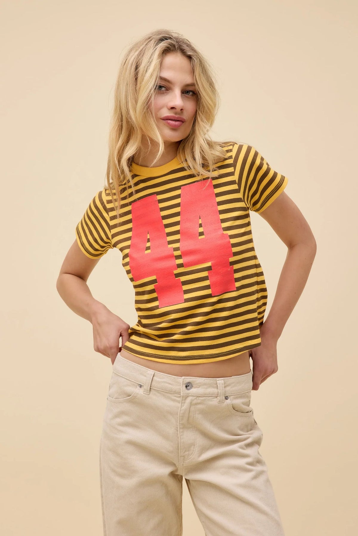 DAYDREAMER 44 Striped Vintage Tee