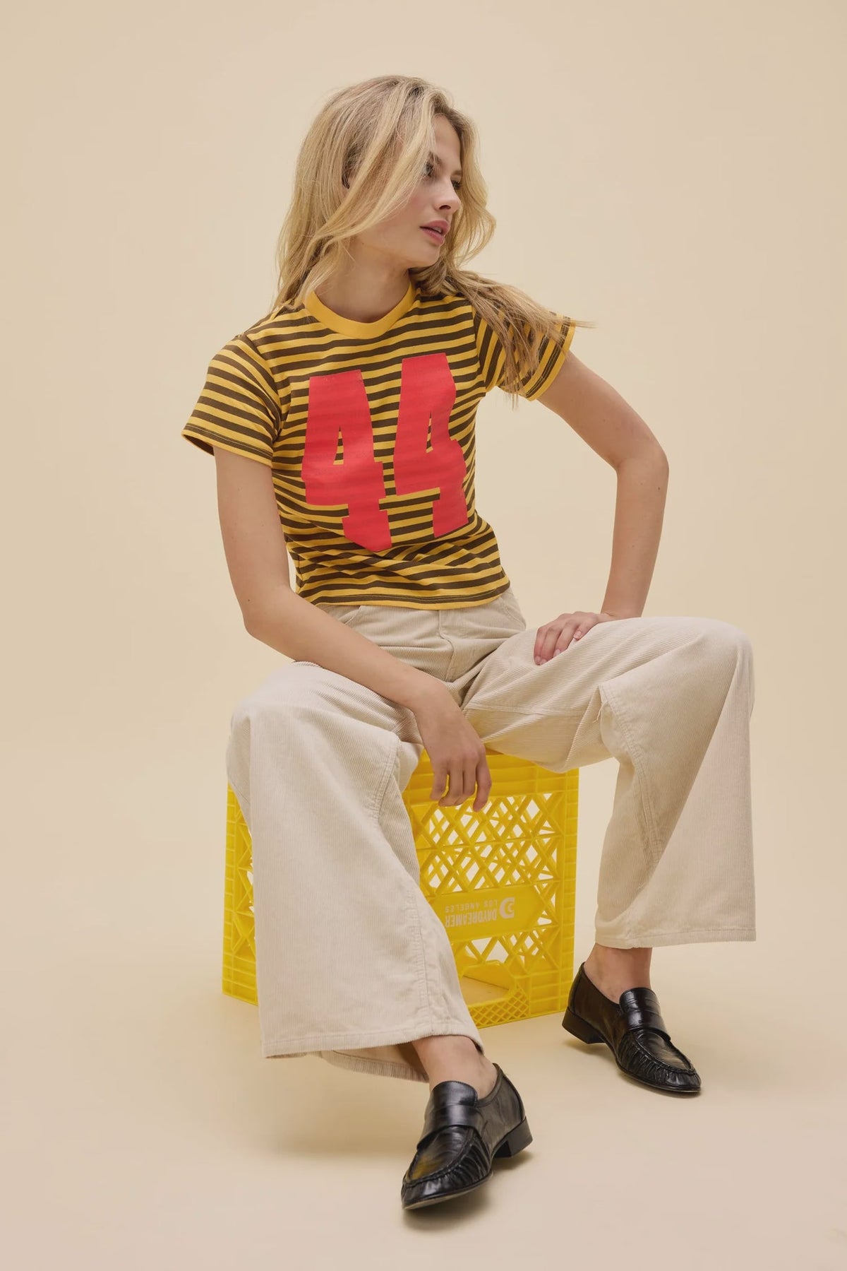 DAYDREAMER 44 Striped Vintage Tee