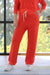 THE GREAT. The Lantern Pant Hot Red