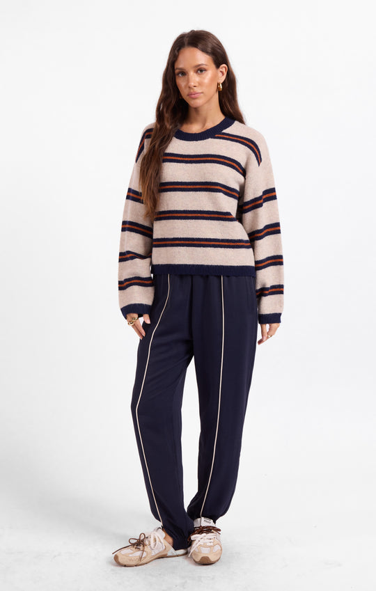 SAGE THE LABEL Tiber Stripe Sweater