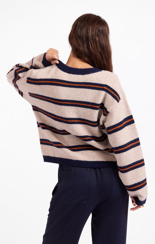 SAGE THE LABEL Tiber Stripe Sweater