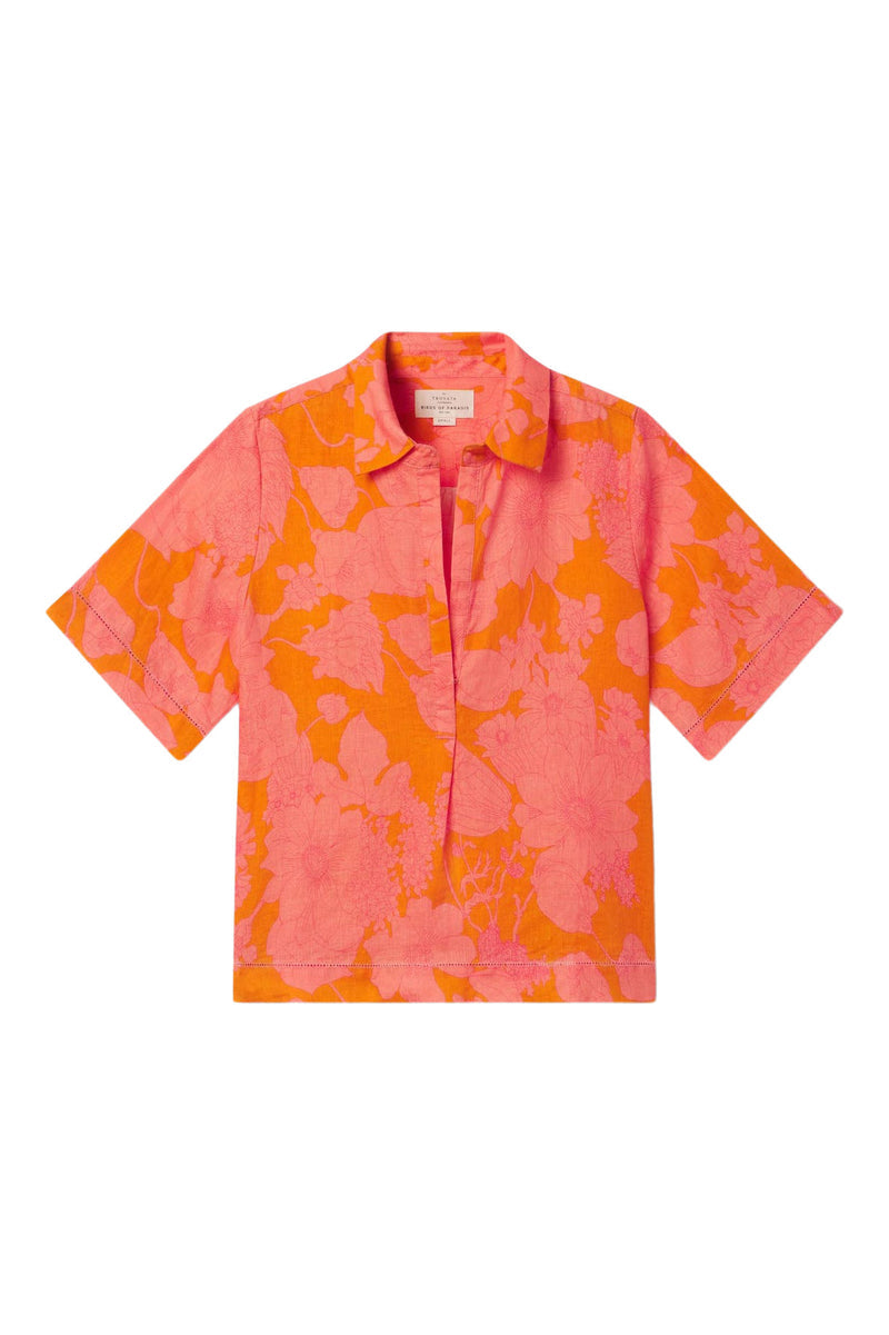 Birds of Paradis by Trovata Cora ShirtAmberglow