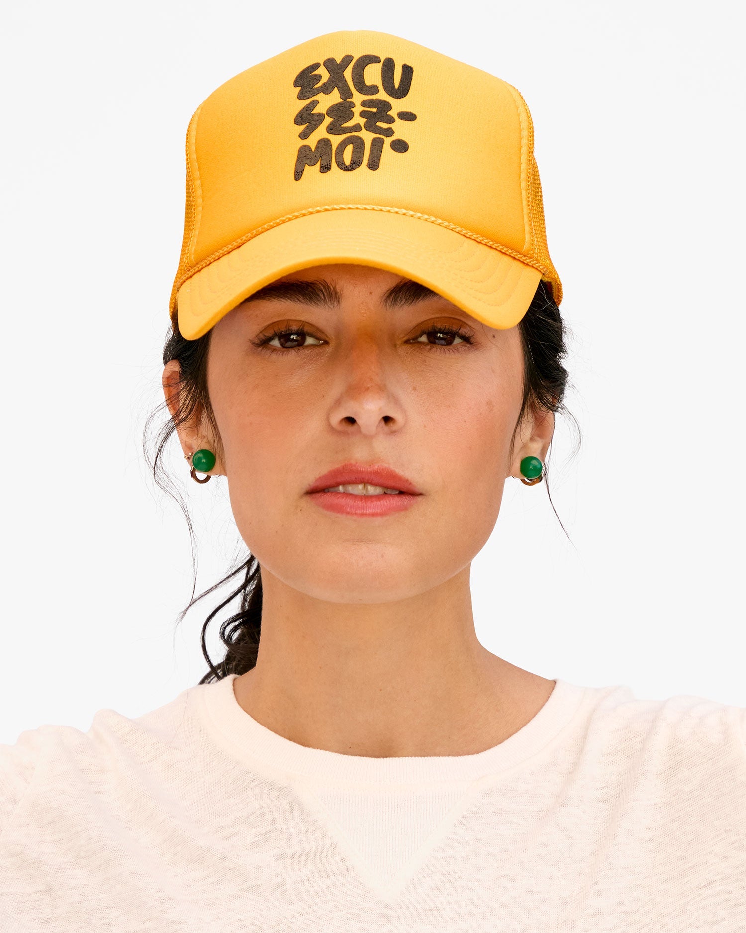 Clare V. Excusez Moi Trucker Hat