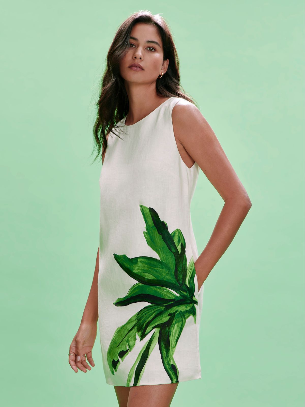 Sanctuary Way to Be Linen Shift Dress