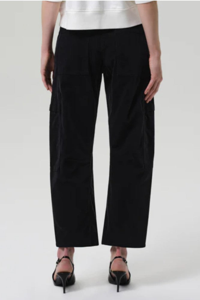 Citizens of Humanity Marcelle Low Slung Cargo in Corduroy Charcoal