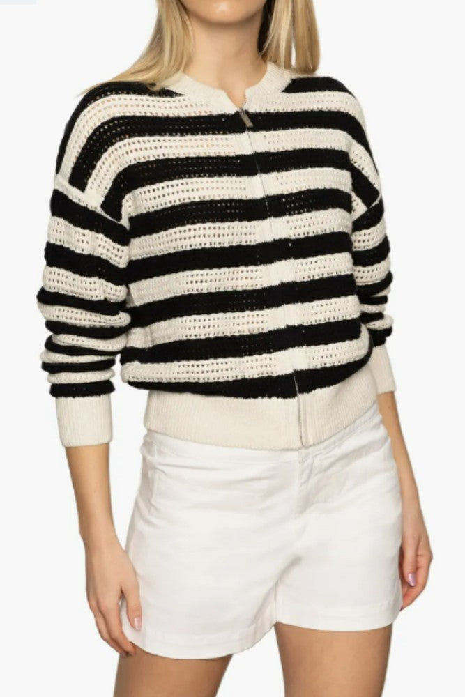 Sanctuary Open Knit Bomber