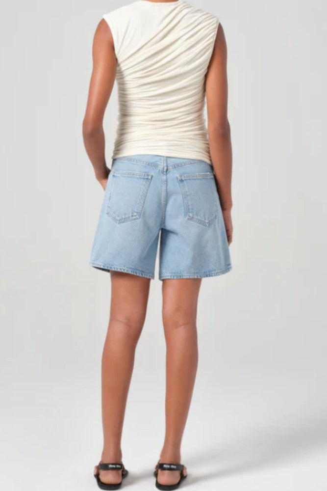 AGOLDE Dame Short in Coax