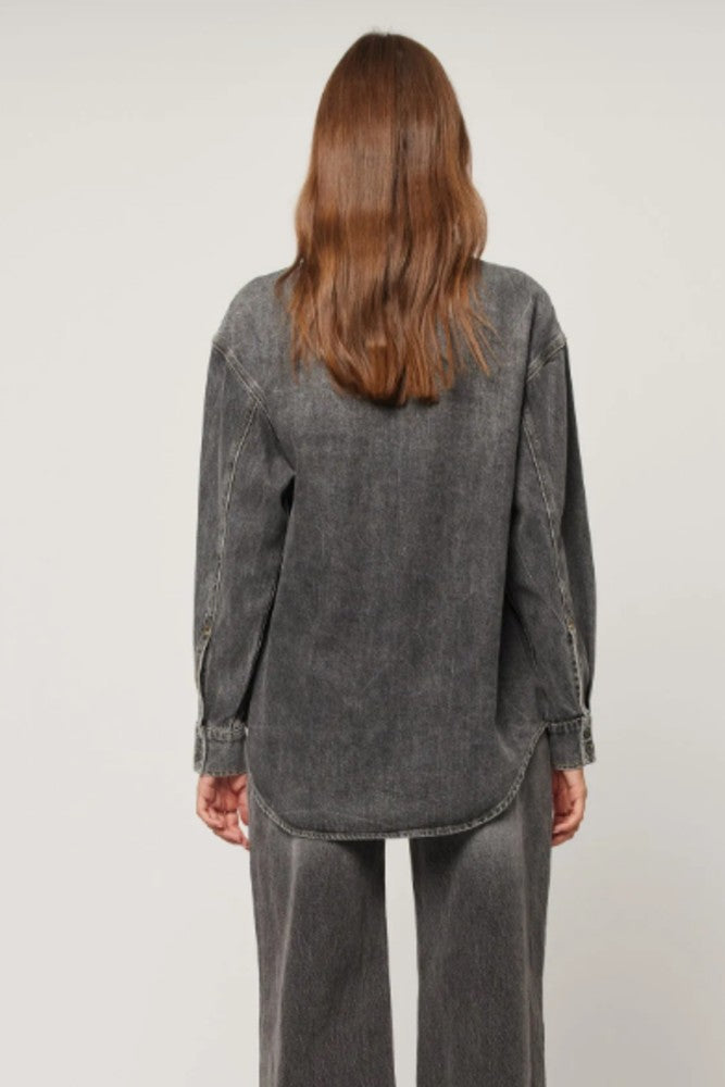 Rolla's Classic Denim Shirt Black Stone