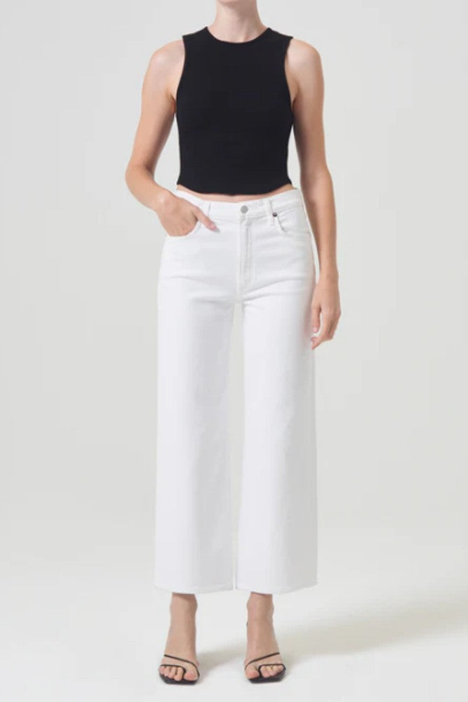 AGOLDE Harper Crop Jean in Sour Cream