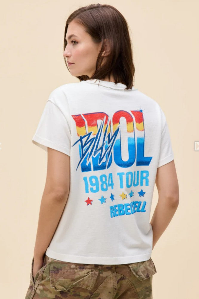 DAYDREAMER Billy Idol Eyes Without A Face Reverse GF Tee