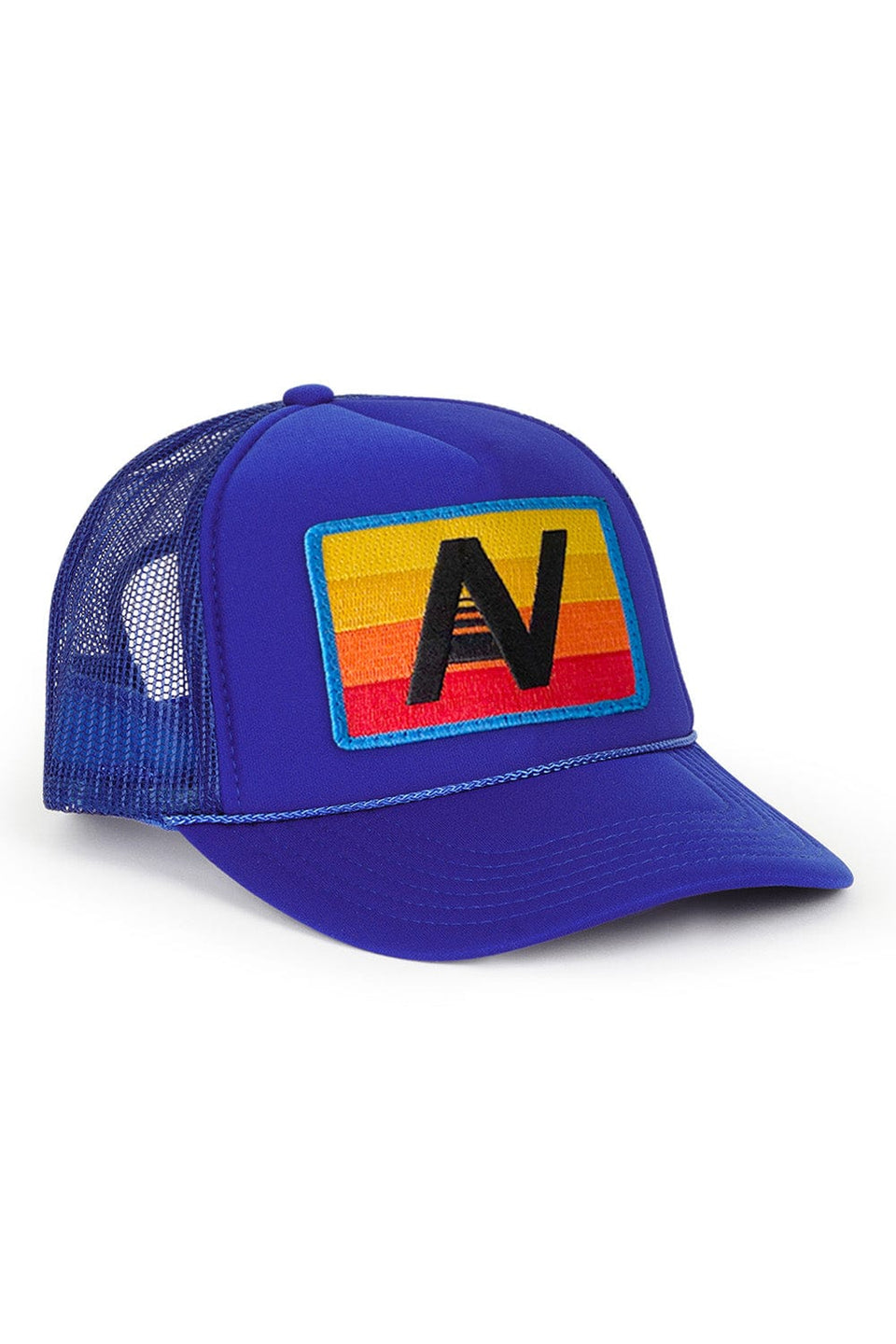 Aviator Nation Logo Rainbow Vintage Low Rise Trucker