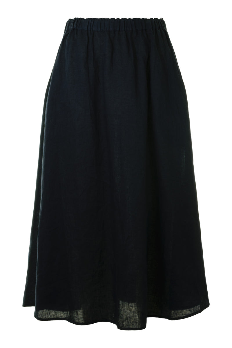 Velvet by Graham &amp; Spencer Virginia Linen Midi Skirt