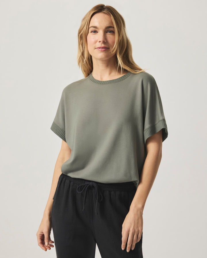 Splendid Eco Supersoft Short Sleeve Sweatshirt