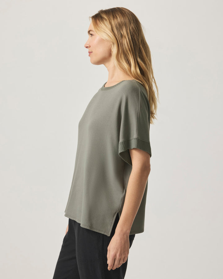 Splendid Eco Supersoft Short Sleeve Sweatshirt