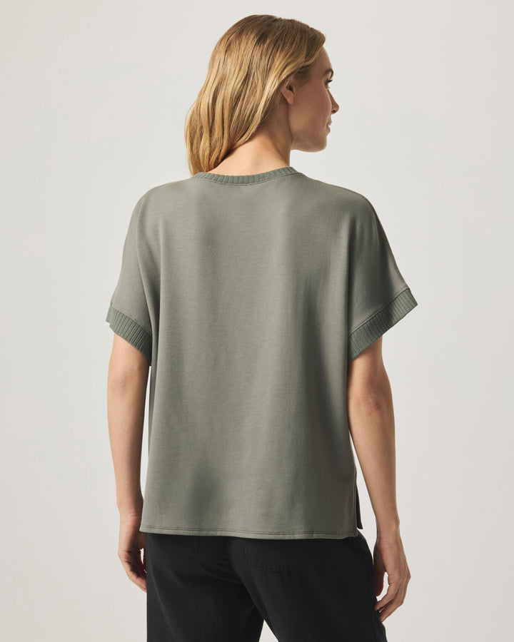Splendid Eco Supersoft Short Sleeve Sweatshirt