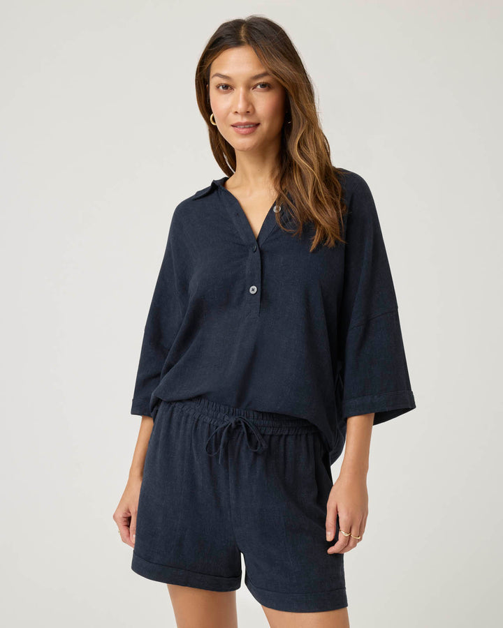Splendid Coastal Top Navy