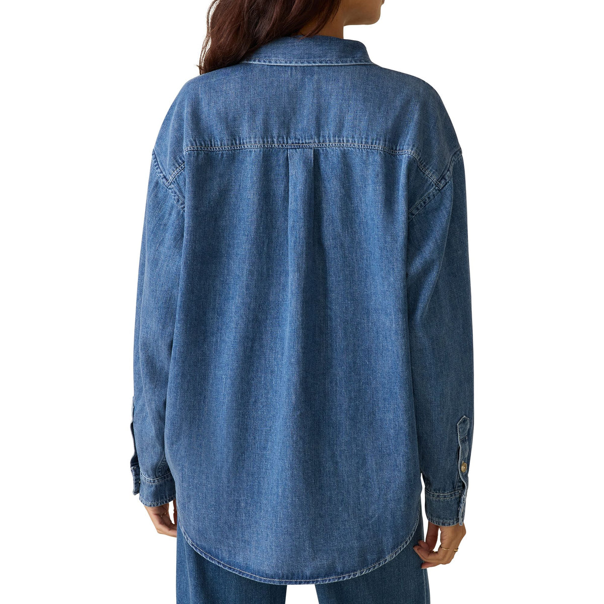 Faherty Sunfair Denim Shirt