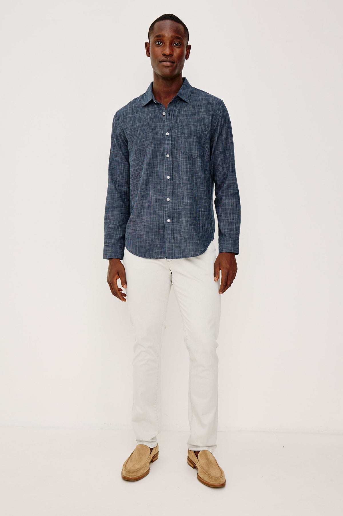 Rails Wyatt Shirt in Navy Etch
