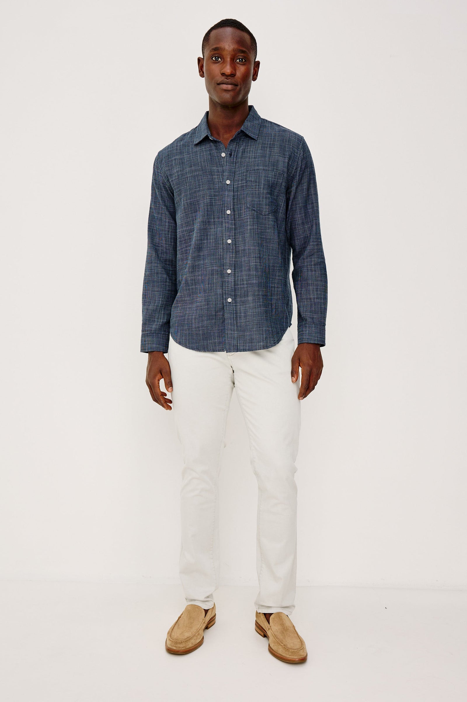 Rails Wyatt Shirt in Navy Etch