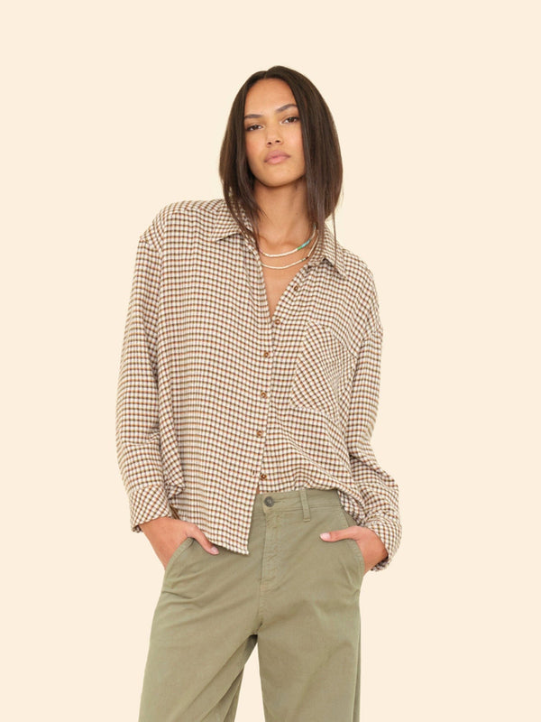 XIRENA Jordy Shirt Natural Check