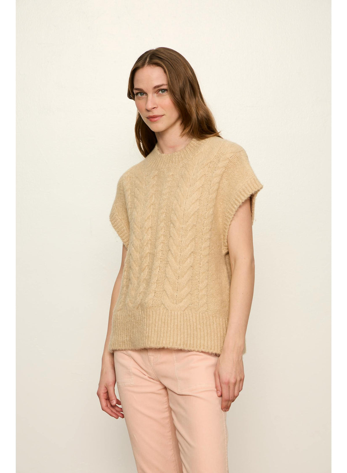 Sanctuary Cable Sweater Shell