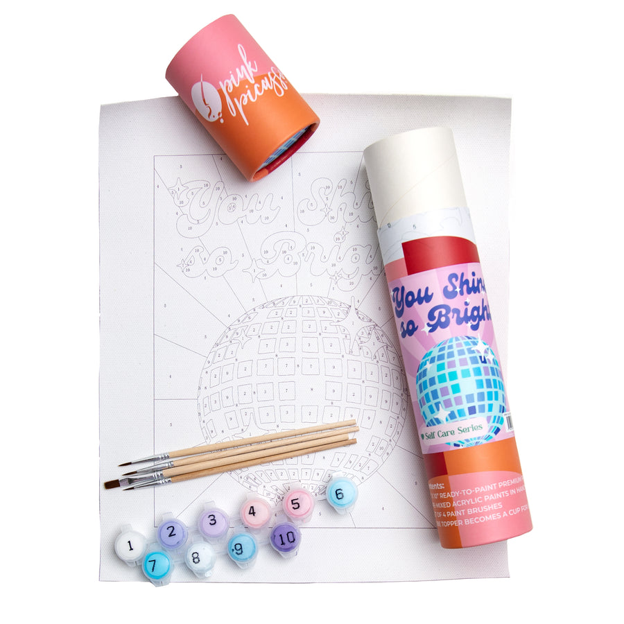 Pink Picasso Kits Paint By Number Kits Assorted You Shine So Bright