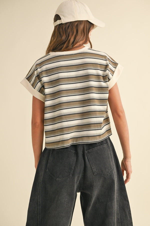 NYLAND Michaela Multi Striped T-Shirt