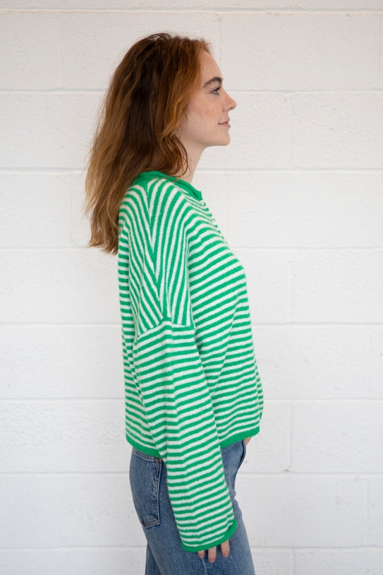 Things Between Piper Cardigan - Mini Striped