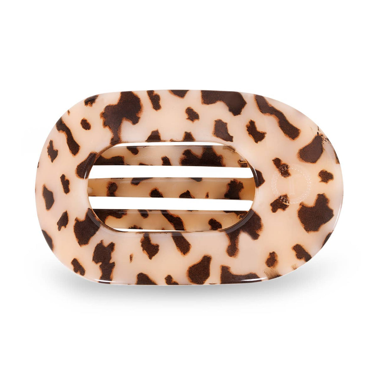 TELETIES Round Flat Hair Clip - Medium