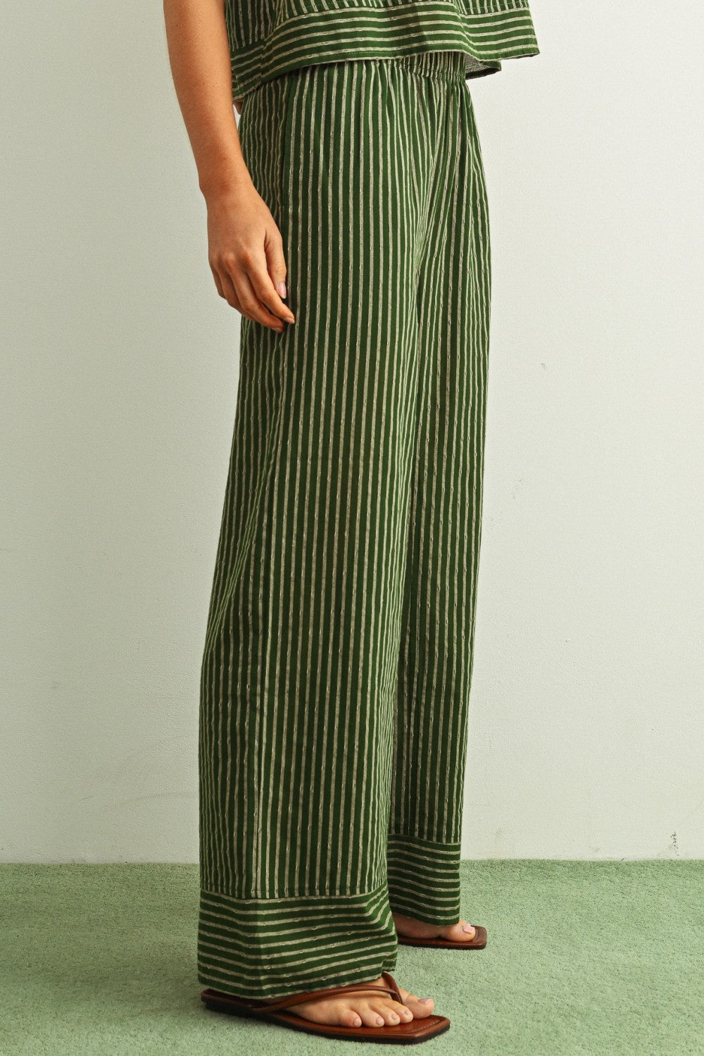 NYLAND Ezer Striped Knit Pant
