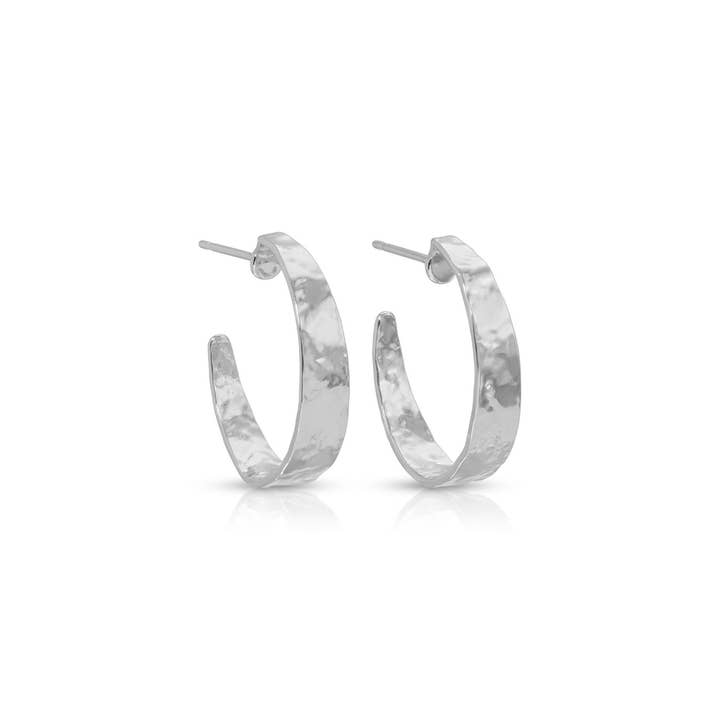 Splendid Iris Timeless High-Shine Hoop Earrings - Small
