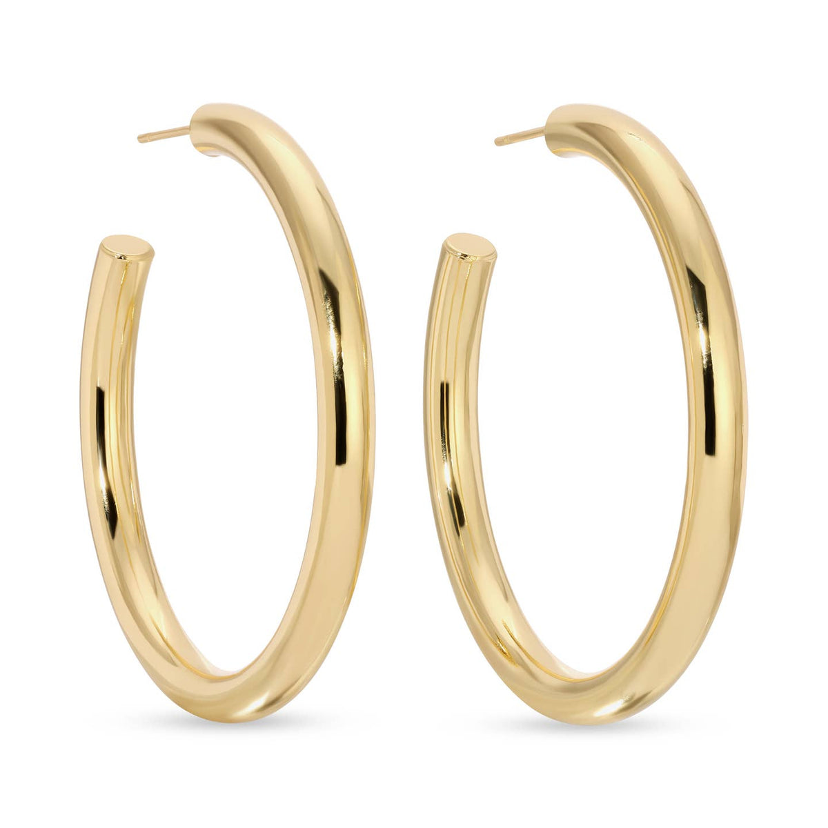 Splendid Iris The Perfect Hoop Earrings - Large in Gold
