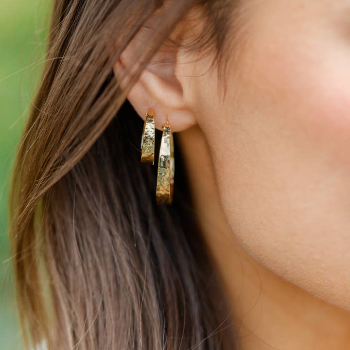 Splendid Iris Timeless High-Shine Hoop Earrings - Small