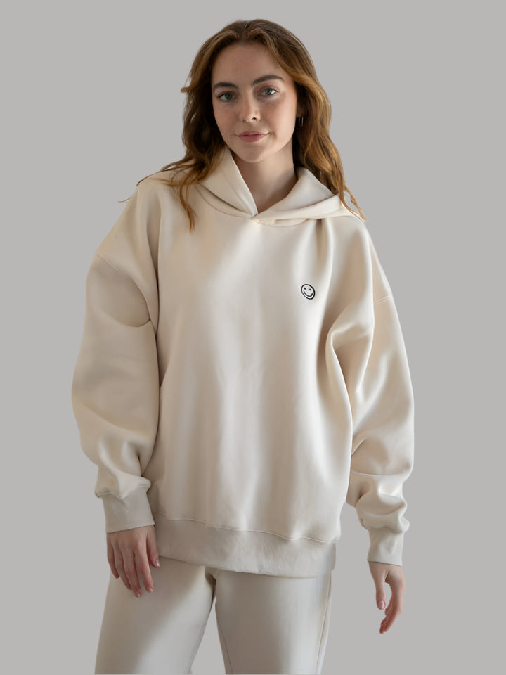 Things Between Happy Hoodie Bone