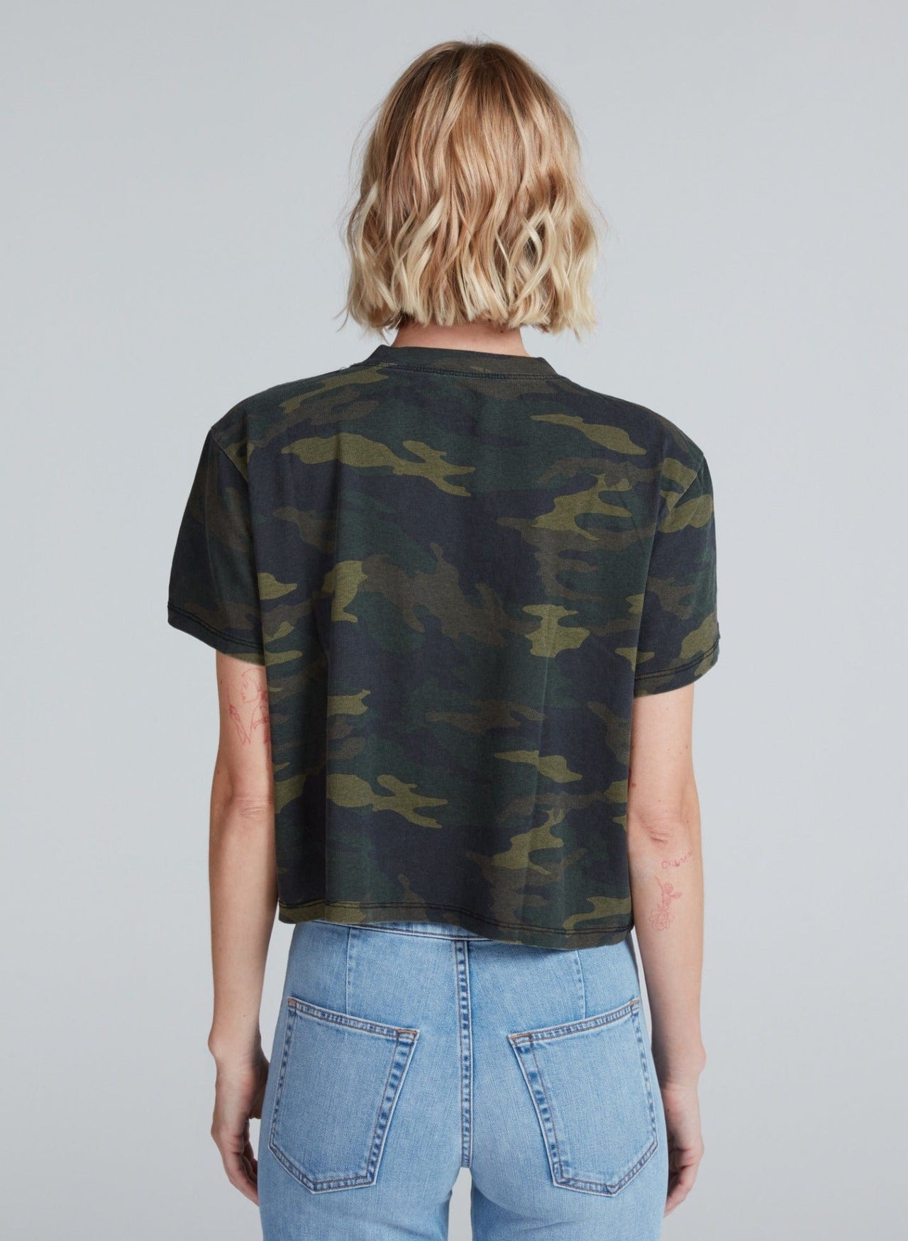 ASKK NY Shrunken Boy Tee Printed in Camo