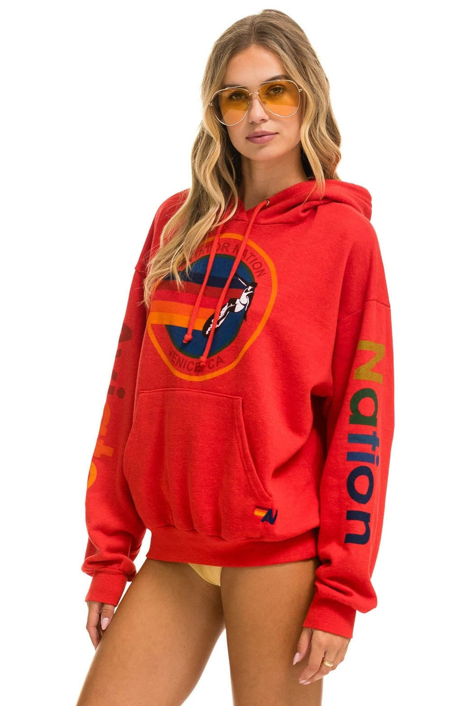 Aviator Nation - Relaxed Venice Pullover Hoodie Relaxed