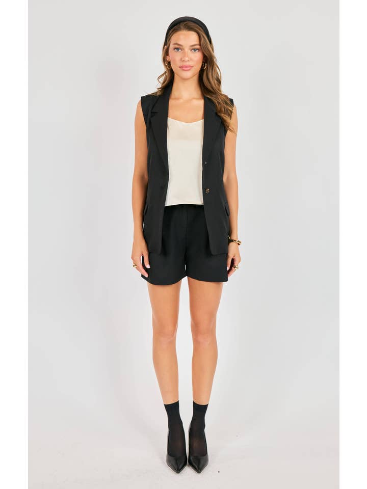 Sadie &amp; Sage Royale Belted Vest