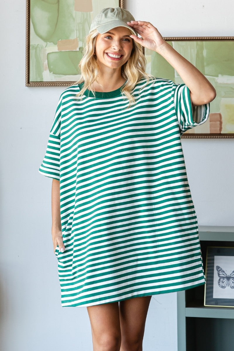 NYLAND Kacey Boxy Striped Dress