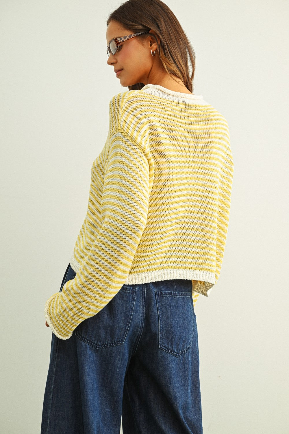 NYLAND Olliemae Striped Knit Cardigan