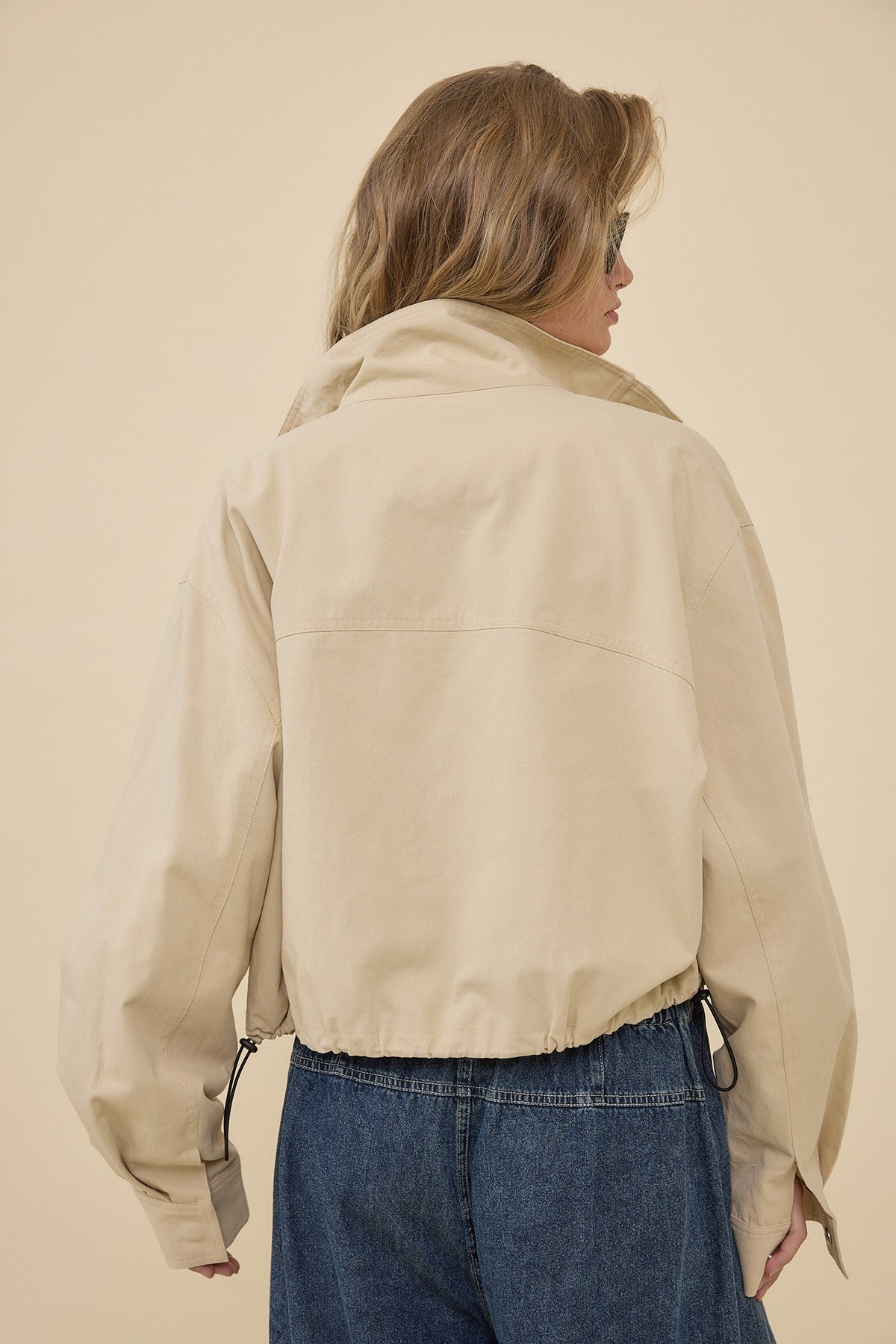 DEON Stand Collar Drawstring Jacket
