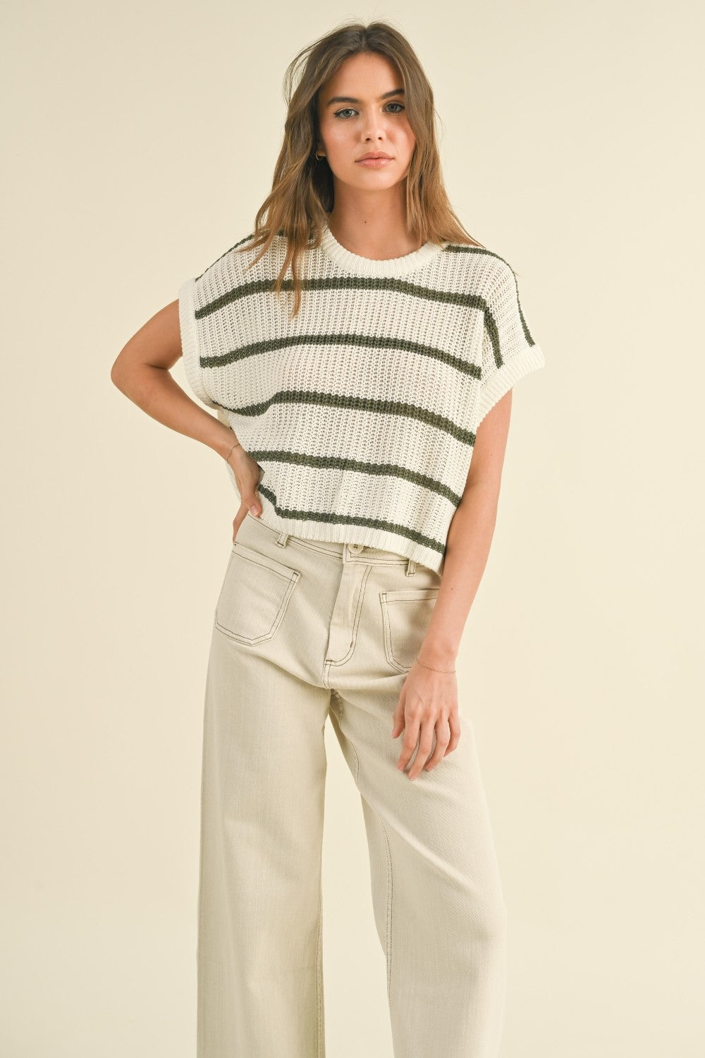 NYLAND Ivet Dolman Sleeve Knitted Top