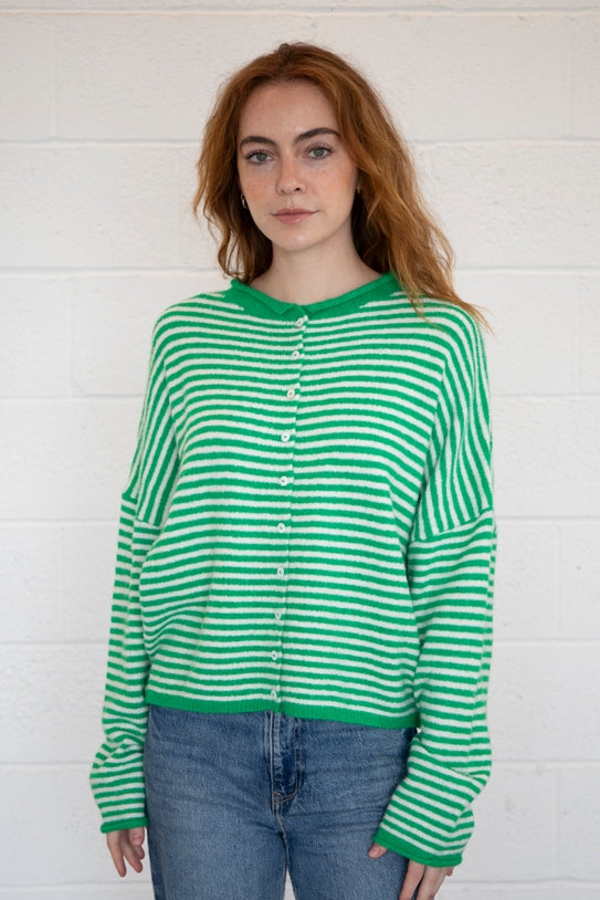 Things Between Piper Cardigan - Mini Striped