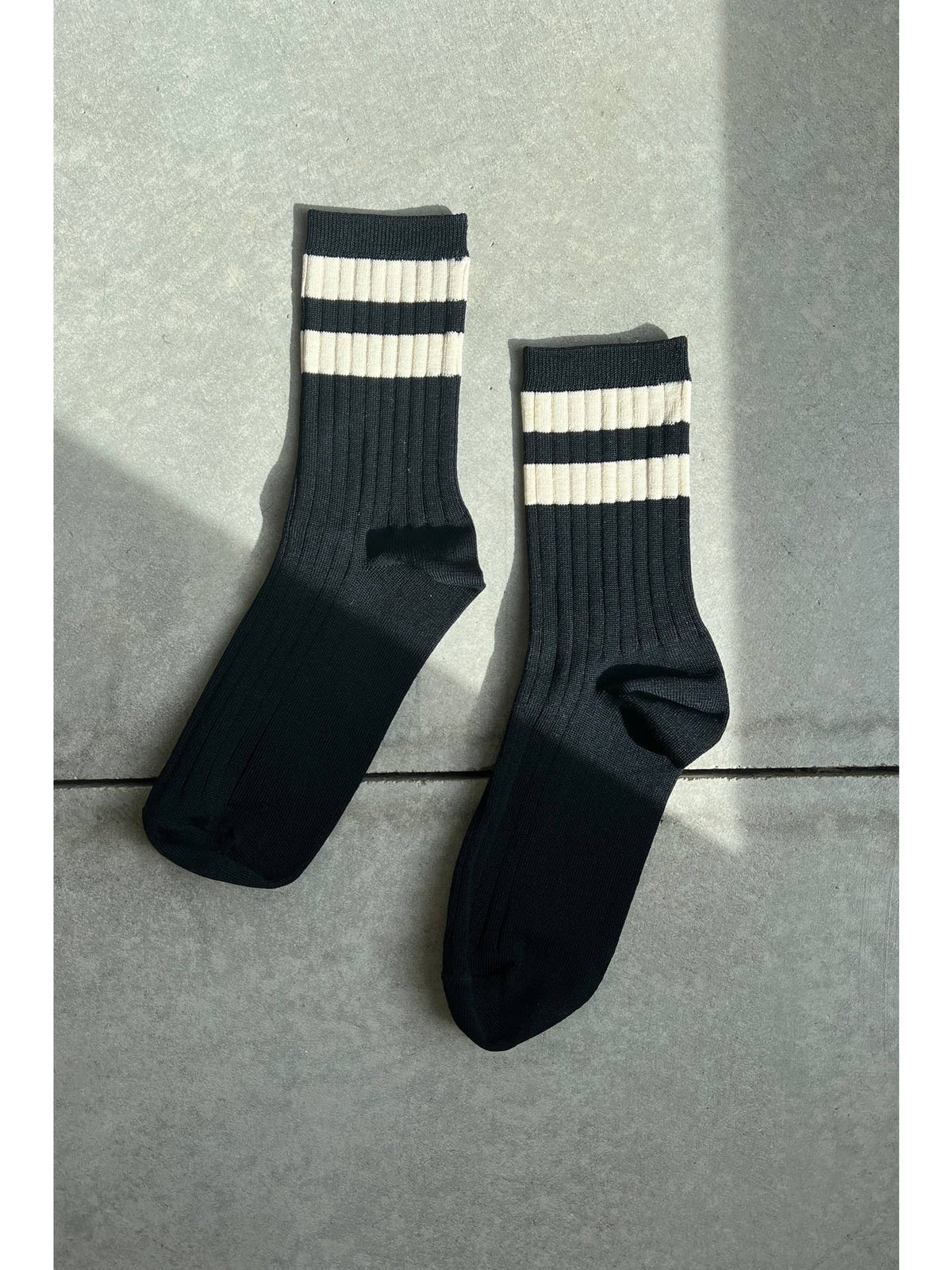 Le Bon Shoppe Her Socks Varsity Black