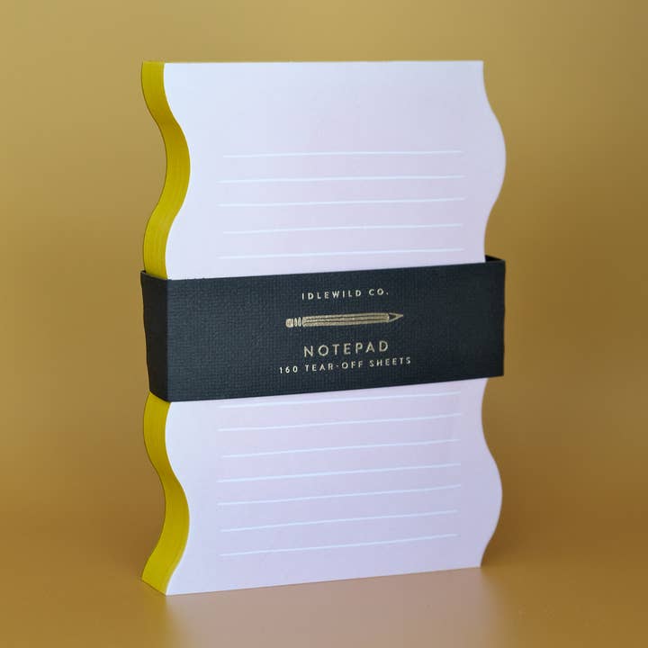 Idlewild Co. Wavy Shaped Notepad