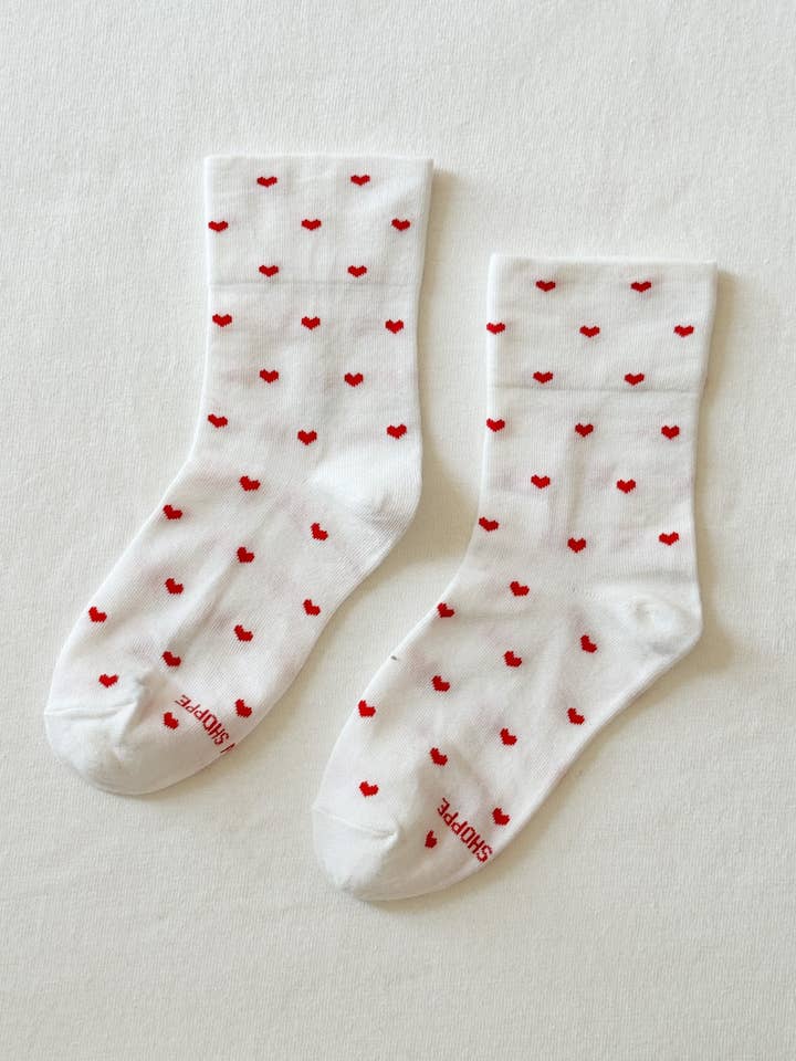 Le Bon Shoppe Heart Sneaker Socks