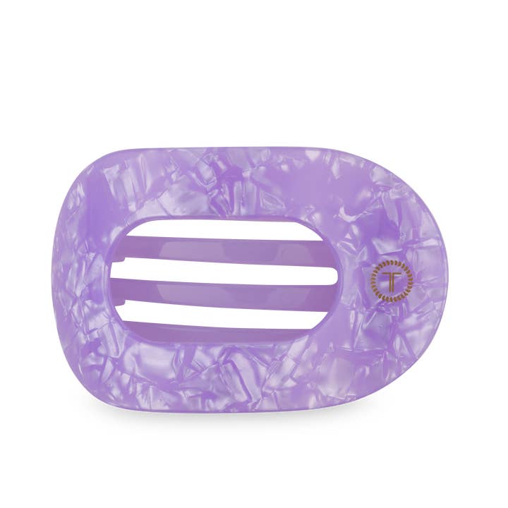 TELETIES Round Flat Hair Clip - Large
