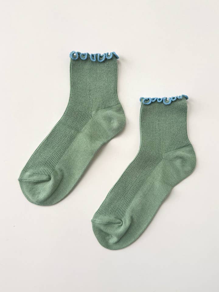 Le Bon Shoppe The Petite Ruffled Modal Socks