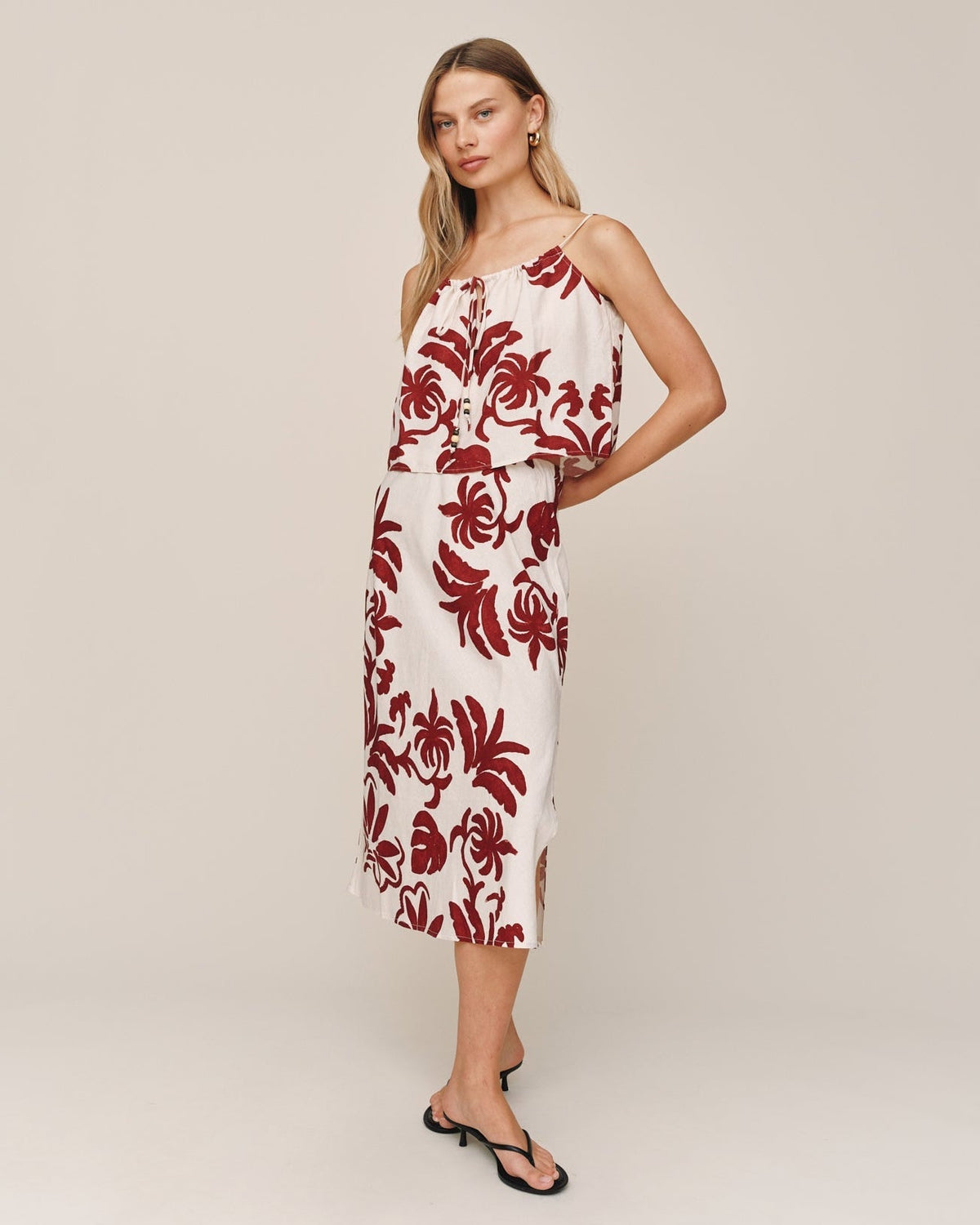 Bella Dahl Bias Side Slit Skirt